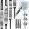 Unicorn Black|Steel Tip Darts SWYTCH Dartpfeile mit Stahlspitze, Schwarz, 23 g