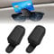 BAVUNV Brillenhalter für Auto Sonnenblende, 2 Pack Universal Leder Sonnenbrillenhalter Auto, Magnetische Auto Visier Brillenhalter für Alle Arten von Gläsern Geeignet (Schwarz)