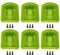 Ghopy 5 Pack Battery Holder for Ryobi 18V Wall Mounted Battery Mounts Dock Holder Heavy Duty Power Tool Hanger Battery Storage Fixed Bracket Reusable for Wall Workbench