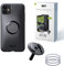 SP CONNECT Micro Stem Bundle | SPC+ | pour iPhone 11/XR | Support de téléphone Portable pour Guidon de vélo | Support de Smartphone | Support de téléphone Portable