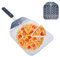 Starmise Pelle à Pizza en Inox, Pelle a Pizza 59,5 x 30 cm, Pelle Pizza avec Manche Pliable, Pelle gourmande pour pizzas, tarte flambée, pain