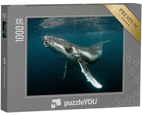 Puzzle 1000 Teile XXL „Buckelwal-Kalb“ – aus der Puzzle-Kollektion Wale