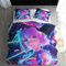 ZDABAOEC Bettwäsche Anime 135x200, Anime Girl Wendebettwäsche, Weiche Kuschelige Microfaser Bettbezug 2er Set, 1 Kopfkissenbezug 80x80, mit Reißverschluss