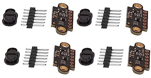 Fegtrty 4X VL53L1X Ranging Flight Time Sensor Modul 3V-5V Abstand 400cm Mess Verlängerungs Platinen Modul für