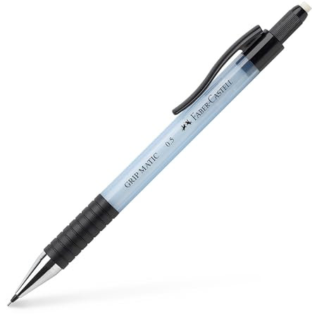 Faber-Castell 137554 - Porte-mine Grip Matic - Sky Blue - 0,5 mm