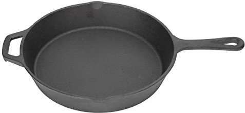 Nonstick Cast Iron Skillets,Pre Seasoned Cast Iron Skillet,Quick Uniform Heating Cast Iron Pan, Wide Application Cast Iron Frying Pan for Oven Stove Grill (25cm Diameter)