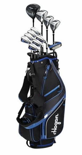Hogan Golf FW-817 Men Right Golf Clubs Set, Regular Flex (Graphite/Steel, 1 Longer (6'1 and up), Regular, Right)