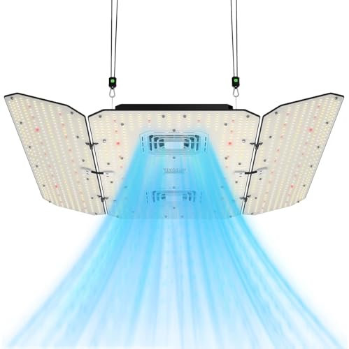 VIVOSUN AeroLight Wing AW400SE, 400W LED Grow Lampe mit integriertem Zirkulationsventilator, Kompatibel mit App, Verwendbar mit GrowHub Controller E42A/E25 für 120x120x200cm/150x150x200cm Growzelte