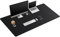 Mydours Sous-Main en cuir PU, 160x70cm Extra Large Tapis de Bureau en Cuir PU Double Face et Imperméable, Tapis de Souris Imperméable Multifonctionnel pour Ordinateur Portable, Bureau et Maison (noir)