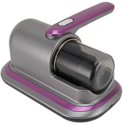 Fockety Aspirapolvere per Materassi, Aspirapolvere per Letto con Aspirazione da 12Kpa con Sensore di Polvere e Luce UV, Potente Aspirapolvere Portatile per Pulire Letto, Divano in Tessuto