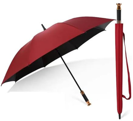 BYYNLS Car Travel umbrella, for Dodge Ram.Strong, UV Protection Automatic Open Windproof Stick Umbrella,Gift Car Accessories,A