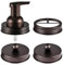 Mason Jar Bathroom Accessories Set(4pcs)- -Bronze