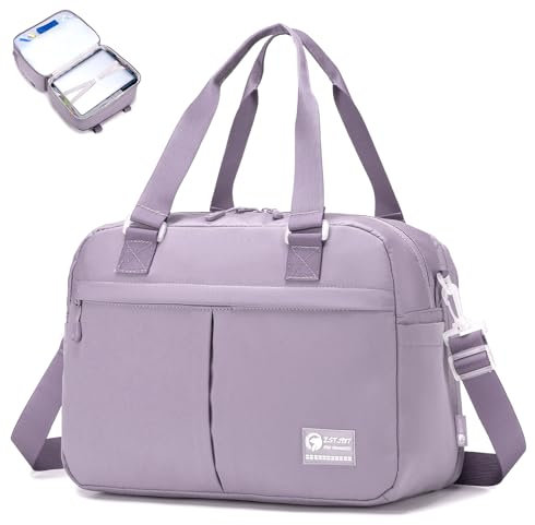 SPAHER Erweiterbar Reisetasche Handgepäck 40x30x15cm British Airways 40x30x25cm Eurowings Handgepäck Tasche Weekender Damen Sporttasche Kliniktasche Geburt Kabinentasche Travel Duffle Bag