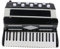 Ciieeo 1Stk Akkordeon-Modell für kindergeschenke Geburtstagsgeschenke Miniatur-Musikinstrument Miniatur Akkordeon Mini-Hausaccessoire Mini-House-Szenendekor hölzern Black