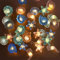 Lichterkette Meerestiere,2M 20LED Lichterkette Kinderzimmer Meerestiere,Lichterkette Fenster Innen,LED Lichterkette Batteriebetrieben,Lichterkette Innen Außen für Garten Hochzeits Zimmer Deko
