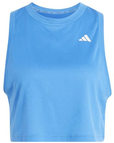 adidas Women's Train Essentials Boxy Workout Tank, ray Blue, S