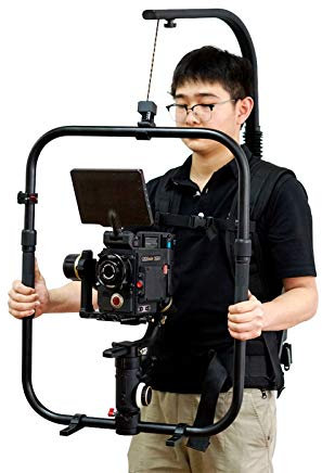 Qukaim DF Digitalfoto Magic Ring I Profional Stabilizer Dual Handle Grip Ring for Single Handle Gimbal Stabilizer Replacement for Crane 2S 3S Ronin S SC, Black