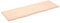 Tomostar Dessus de Table, Plateau de Table de Jardin Remplacement 180x60x(2-4) cm Bois de chêne Massif Non traité