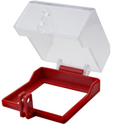 Fangxuee 1 Cache-Couvercle de Bouton D'Arrêt D'Urgence Amovible pour Bouton D'Arrêt D'Urgence