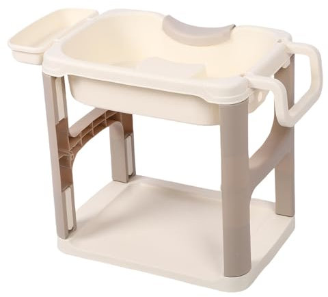 Soporte para lavabo de champú, Bandeja Portátil para Lavado de Cabello Tumbado para el Hogar, Recipiente y soporte para champú para Peluqueros, Postrados, Minusválidos, Ancianos