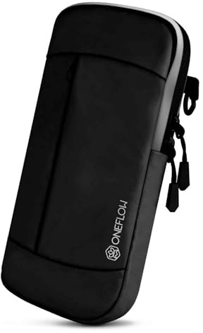 ONEFLOW Urban Sling für Google Pixel 10 Pro Fold Handytasche zum Umhängen, Handy Gürteltasche und Armband kombiniert, Handy Umhängetasche mit Geldbörse für Damen und Herren, Schwarz