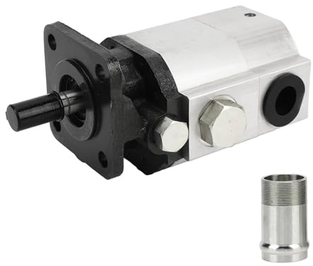 WIHFHGZ Hydraulikpumpe Holzspalter 2 Stufen, Aluminium, 13GPM, 3000PSI, 1 / 2in NPT, 3600RPM - Hohe Leistung, Kraftstoffeffizienz, Ideal für Holzspalter Anwendungen