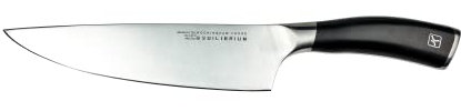 Rockingham Forge Equilibrium 20cm Chef's Knife with German Stainless Steel Blade and Black Handle