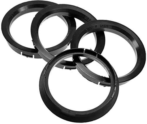 RKC 4X Zentrierringe 76,0 x 66,1 mm schwarz Felgen Ringe Made in Germany