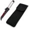 Orchidtent Hitzebeständige Tasche - Schwarz Neopren Hitzeschutz Etui Reisetasche mit Flausch und Zwei Taschen für Styler und Lockenstab Haarglätter Glätteisen Glätten Haarbürste Haar-Strecker