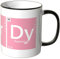 JUNIWORDS Tasse - Wähle eine Farbe - Periodensystem Nerdy - Schwarz