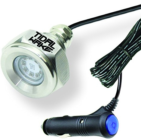 Tidal Wake Plug-N-Play Underwater Blue Boat Drain Plug Light, Fits 1/2 NPT