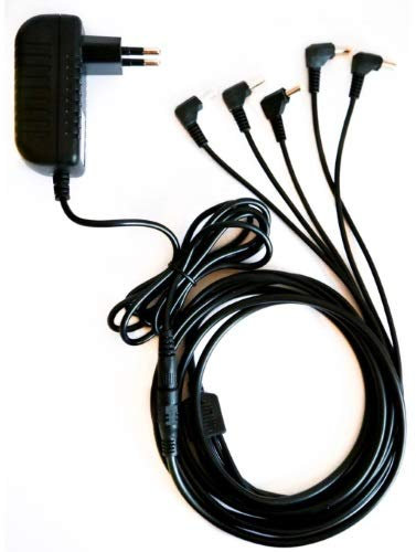 Top CHARGEUR * Adaptador Alimentación Cargador Corriente 9V con Cable Alargador Extensión Alimentación DC Divisor para Cargar hasta 5 Sintetizadores Korg Volca