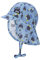 Döll Baby-Jungen Bindemütze mit Schirm und Nackenschutz Mütze, Blau (Alaskan Blue 3350), (Herstellergröße: 47)