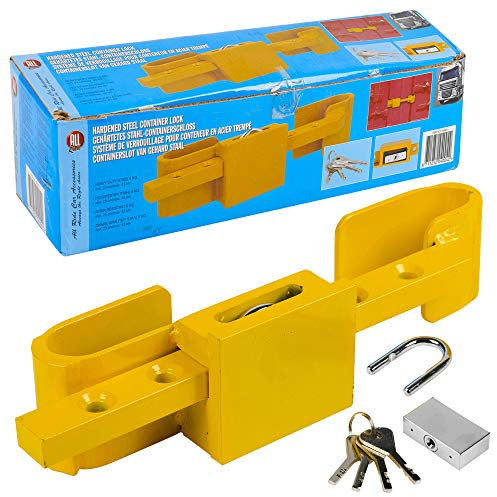 Verrou de sécurité réglable en acier trempé robuste pour remorque, garage, entrepôt