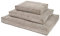 JAMAXX Premium Hundekissen Orthopädische Füllung, Waschbar Bezug aus Edlem Chinelle Stoff, Weiche Kompakte Füllung mit Visco-Schaumstoff-Flocken,120x90 (L), Sand