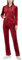 Woolicity Tuta Sportiva Donna in Velluto Completi Felpa con Cappuccio Pantaloni Jogging Invernale Passeggiata Casual Pigiama Ginnastica Vino rosso XL