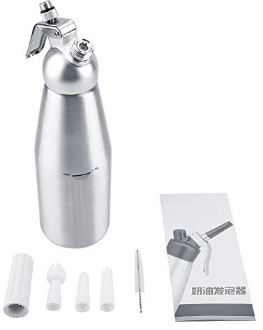 Cream Dispenser, 1L Professional Whipped Cream Dispenser Foamer for Kitchen