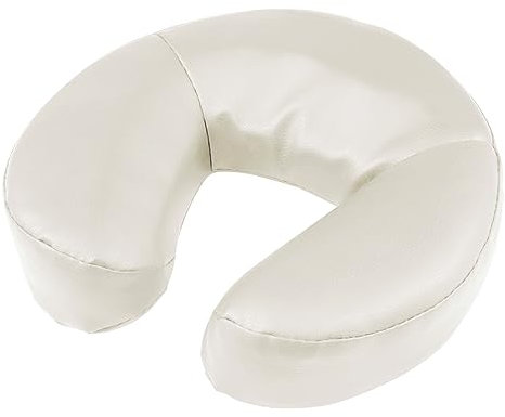 Kalolary Massage Bed Headrest Face Down Face Cushion Face Pillow Adjustable Massage Table Face Cradle Rest Cushion (White)