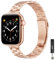 GEARYOU Metall Armband Kompatibel mit Apple Watch Armband 49mm 46mm 45mm 44mm 42mm(Series 1 2 3),Slim Edelstahlarmband Kompatibel mit iWatch Serie 10/9/8/7/6/5/4/3/2/1,SE (42mm 44mm 45mm Rosegold)