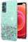 Coque Transparente Oppo Find X3 Neo 5G Protection Antichoc, Silicone Paillette Vert