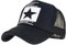 CheChury Media Malla Gorra de Béisbol Hombre Retro Transpirable Gorra Deportiva Casuales Ajustable Estampado de Pentagrama Gorras Rapero Trucker