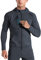 BROKIG Leichte Hoodie Herren,Schnelltrocknende Laufjacke Atmungsaktives Kapuzenpullover Trainingsjacke mit Reißverschluss(Dunkelgrau,XL)