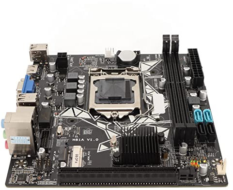 Sxhlseller Placa Base para Computadora, Placa Base para Juegos, Placa Base para PC, Placa Base para LGA1150 DDR3, Interfaz Multimedia HD, Interfaz VGA Mini PCIE, Placa Base para Juegos para PC