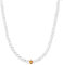 BERGERLIN Bergkristall Halskette echt - transparente Bergkristall Kette - Gold - M-L