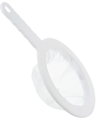 PATIKIL 9x6 Food Strainer, 200 Mesh, White, Polypropylene, Nylon, 235 x 145 mm / 9.3 x 5.7 inch (L*W), 110 4.3 (OD*ID)