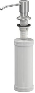 QUADRON Seifenspender Edelstahl 350ml Spülmittelspender, Metall Nachfüllbarer Soap Dispenser, Spender Geeignet für Küche, Handseife, Shampoo, Duschgel, Waschmittel, Bad