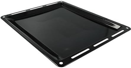 vhbw Backblech kompatibel mit Neff B46FT64N0/01 | B47CS22N0/01, B47CS22N0/19 Backofen - 45,5 x 36,1 x 2 cm, Antihaftbeschichtet, Emailliert Schwarz
