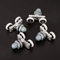 Athroom Sliding Roller 25Mm Mira Shower Door Rollers Shower Door Runner,4Pcs Durable Double Sliding Roller Track Door Wheel Bathroom Glass Door (23mm)