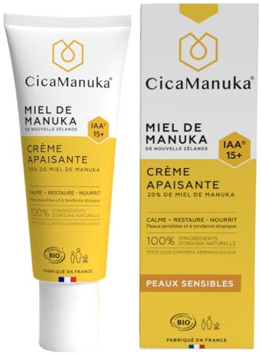 CICAMANUKA - CRÈME APAISANTE AU MIEL DE MANUKA IAA15+ - 40 ml