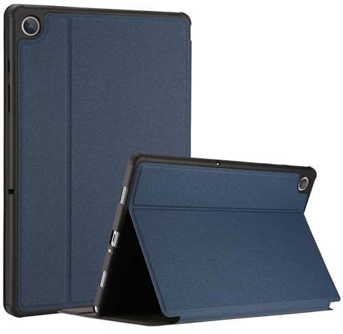 ProCase Buchdeckel Hülle für Samsung Galaxy Tab A9+ / A9 Plus 11 Zoll 2023 (SM-X210), Klapp Stoßfest Schutzhülle Smart Case Cover für 11 Galaxy Tab A9+/A9 Plus Auto Schlaf/-Wachfunktion -Navy